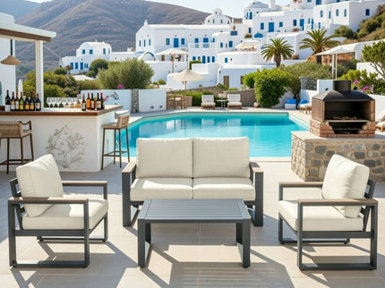 Modern Outdoor Sofa Set With Coffee Table