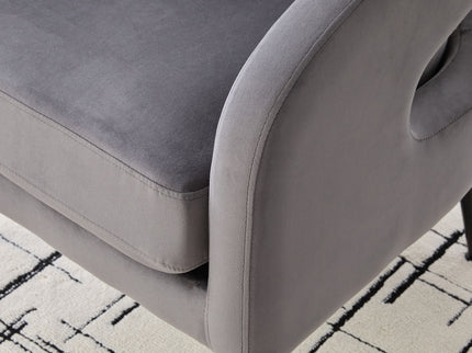 Open Back Accent Chair, Round Sofa Lounge Armchair