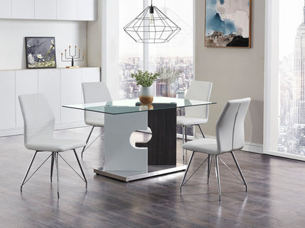 Iris - Dining Table - Gray