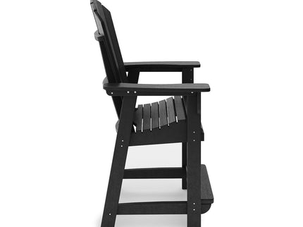 Adirondack Style Counter Chair Stylish HDPE Poly Lumber For Dining, Patio, And Garden Comfort