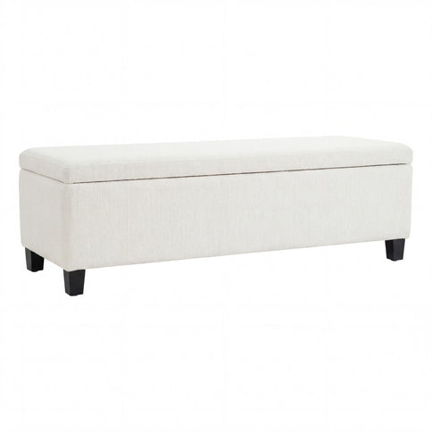 Upholstered Storage Ottoman Bench
