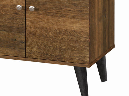 Amidon - TV Stand, With 2 Storage Shelves And 1 Cabinet