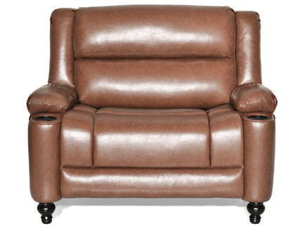 Tufted Design Wide Manual Recliner Chair