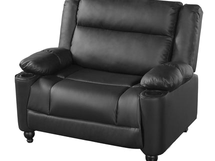 Tufted Design Wide Manual Recliner Chair