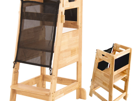Solid Wood Learning Tower - Wood
