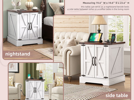 Nightstand With Adjustable Shelf