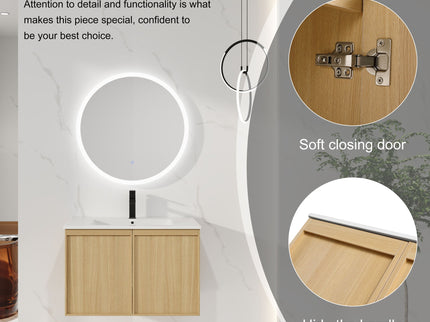 Floating Bathroom Vanity With Sink Combo