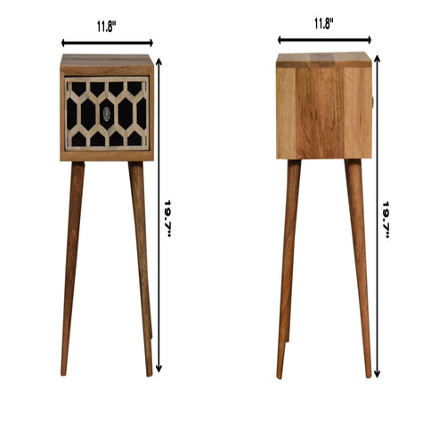 Inlay Bone Inlay Drawer Nightstand