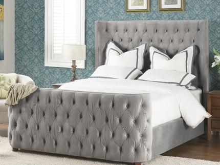 Brooklyn - Tufted Panel Bed Headboard And Footboard Set