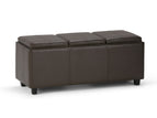 Dark Brown / Faux Leather
