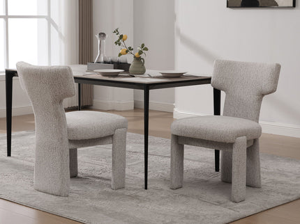 Armless Curved Back Accent Chairs