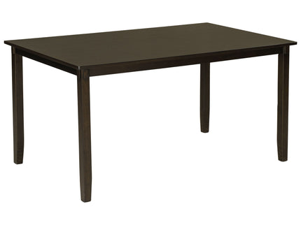 6 Piece Rectangular Dining Table Set With 4 Chairs And Bench