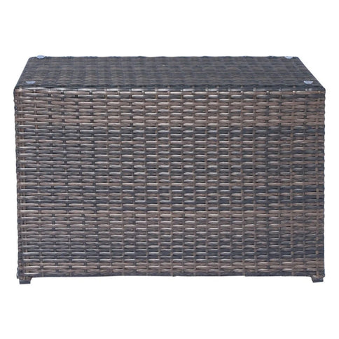 Comfortable Modern Patio Rattan Sectional Set With Cushions