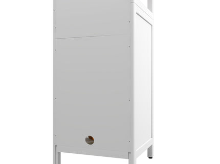 Storage Cabinet With Tall Tower, Multifunctional For Bathroom