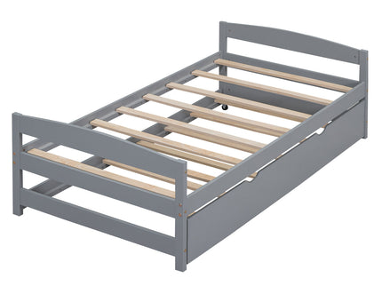 Platform Bed With Trundle