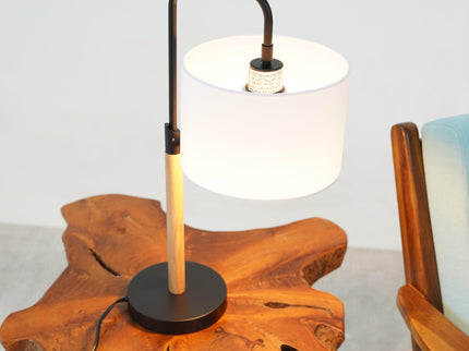 Arcus Paniz - Desk Lamp With Cylinder Shade - Black