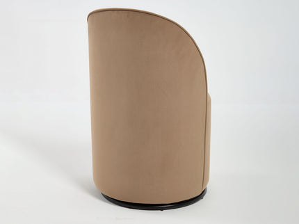 360 Degree Swivel Armless Dining Barrel Chair
