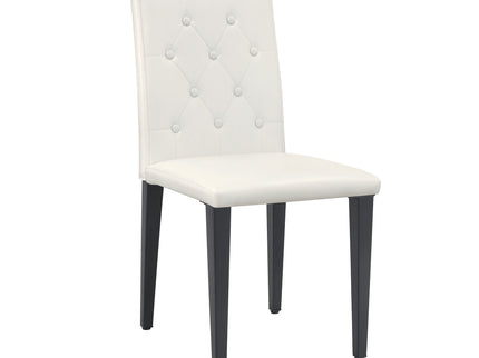 Dining Chairs With Ergonomic Buckle Backrest For Family Dining Rooms