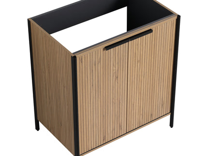 Contemporary Freestanding Bathroom Vanity With Adjustable Shelves