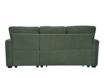 Sleeper Sectional With Pull Out Bed, Reversible Chaise