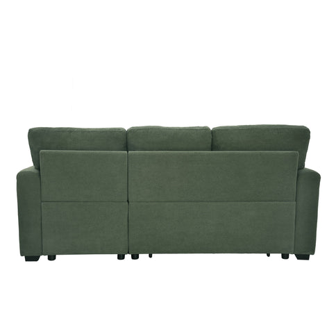 Sleeper Sectional With Pull Out Bed, Reversible Chaise