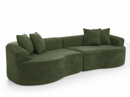 4 Seater Curved Cloud Sectional Sofa