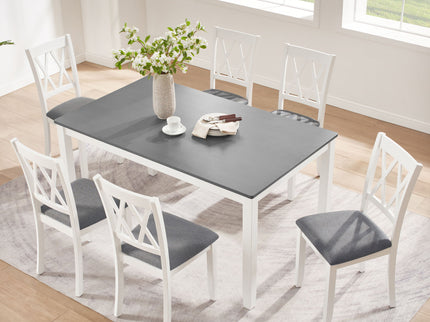 Modern Dining Set With Upholstered Chairs