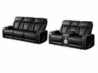 Black / 2 Pc. Sofa, Loveseat