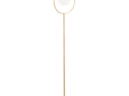 Moon - Contemporary Floor Lamp - Gold / Frosted