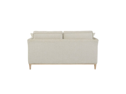 Loveseat With 2 Reversable Cushions And 2 Pillows - Off White