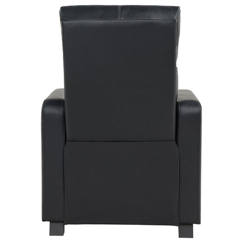 Warren - 4 Seater Home Theater With 3 Wedge Consoles - Black