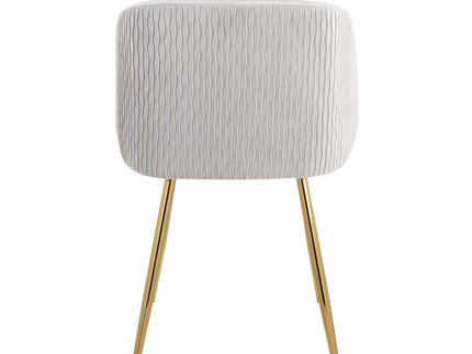Fran - Pleated Waves Contemporary Chair (Set of 2)