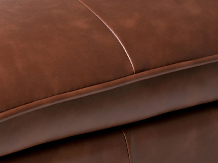 Emily - Storage Ottoman - Cognac