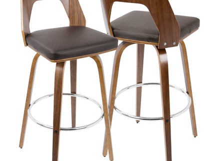 Trilogy - Mid Century Modern Barstool (Set of 2)
