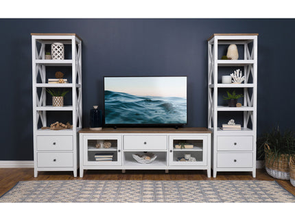 Evanston - 3 Piece 67" TV Stand - White