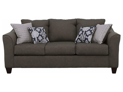 Ralston - Sofa With Accent Pillows - Gray