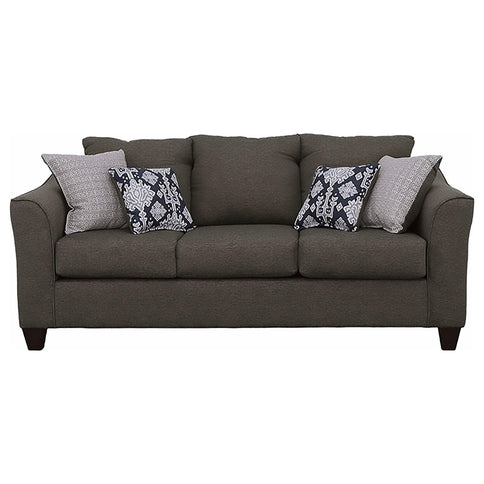 Ralston - Sofa With Accent Pillows - Gray