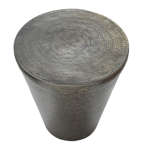Drum Accent Side Table, Elegant Design