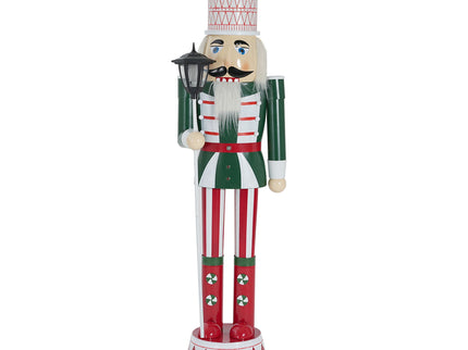 Classic Nutcracker Holiday Decor, Durable Construction - Green / Red / White