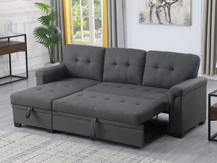 Lucca - Reversible Sleeper Sectional Sofa With Storage Chaise