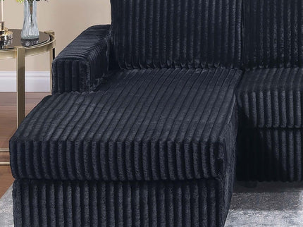 U-Shaped Sectional Set With Cushion Back Armless Chairs Right And Left Arm Chaise