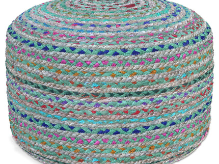 Margo - Handcrafted Round Pouf