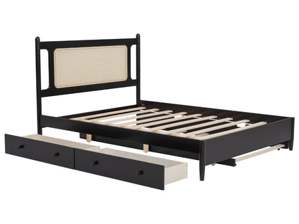 Platform Bed With 2 Big Drawers & Trundle