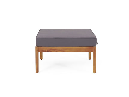 Bianca - Outdoor 3 Seater Sofa Chat Set With Ottoman - Teak