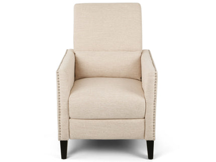 Kiersten - Contemporary Fabric Pushback Recliner