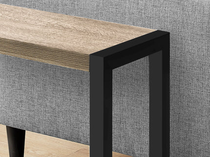 Accent Side Table, Narrow, Small, 2 Tier, Contemporary And Modern