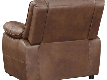 Worthington - Padded Arm Accent Chair - Dark Brown