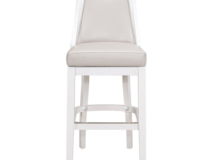 Modern Swivel Stool With Tall Back