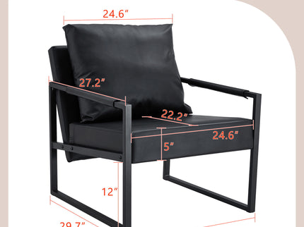 Classic And Metal Frame Sofa, Ergonomically Designed, A Perfect Blend Of Modern And Industrial Styles