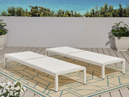 Outdoor Patio Chaise Lounge With 5 Reclining Positions